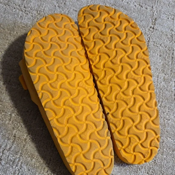 Birkenstock Bright Yellow Slides - Picture 5 of 9